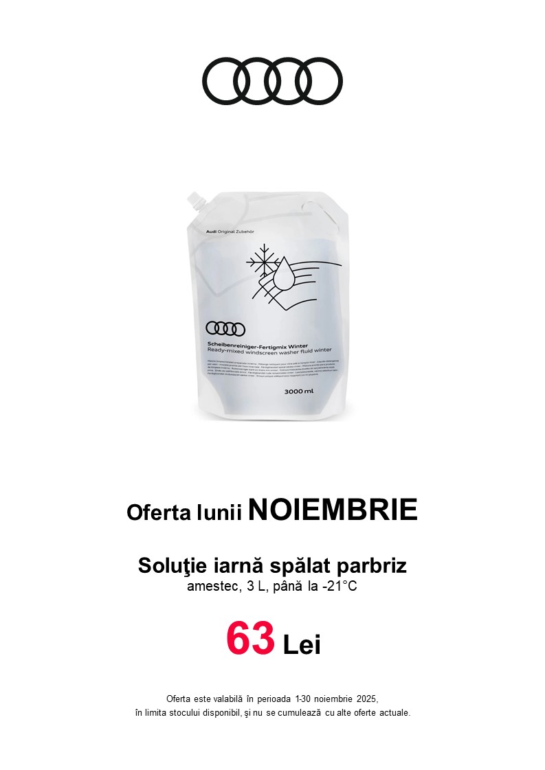 oferta lunii noiembrie audi