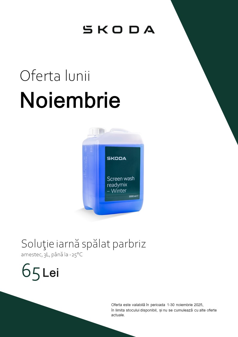oferta lunii noiembrie skoda