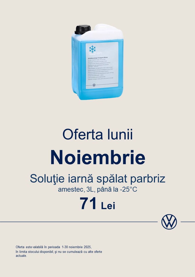 oferta lunii noiembrie vw