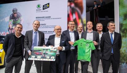 ŠKODA prelungește până în 2023 acordul de sponsorizare cu organizatorul Tour de France A.S.O.