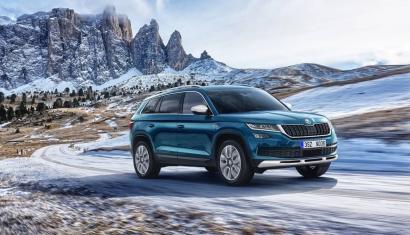 SKODA KODIAQ SCOUT: designul robust este un prim indiciu ca se deplaseaza cu usurinta în off-road