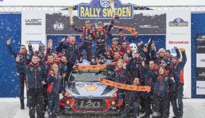 Hyundai Motorsport a triumfat in Raliul Suediei