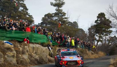 Echipa Hyundai Motorsport a incheiat pe podium Raliul Monte-Carlo