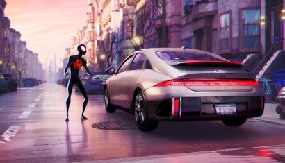 Hyundai IONIQ 6 in Spiderman