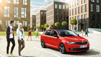 Modelul dinamic ŠKODA RAPID SPACEBACK - compact la exterior, imens în interior