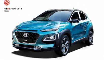 Hyundai a castigat doua premii „Red Dot Design” pentru modelele Nexo si Kona