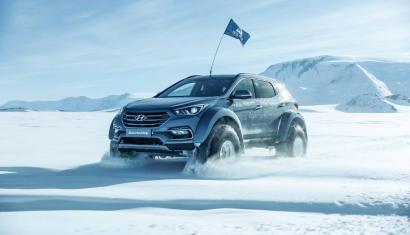 Hyundai Santa Fe a traversat Antarctica pilotat de stranepotul legendarului explorator Ernest Shackleton