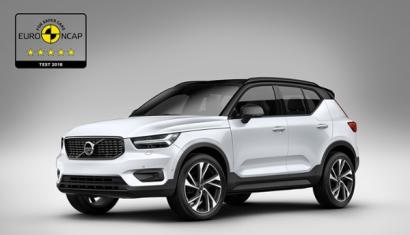 Volvo XC40, Mașina Anului în Europa, a primit 5 stele în cadrul evaluării Euro NCAP